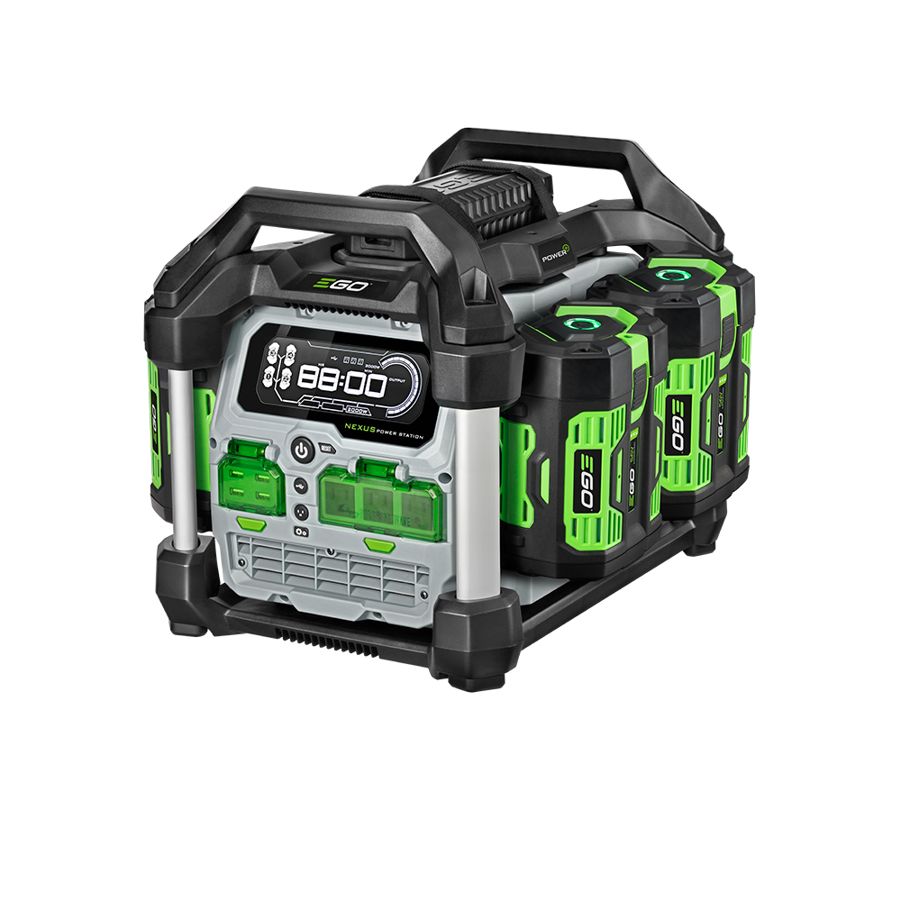 EGO Nexus portable power station with battery packs